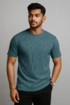 Premium Quality RIB T-shirt - Dark Blue