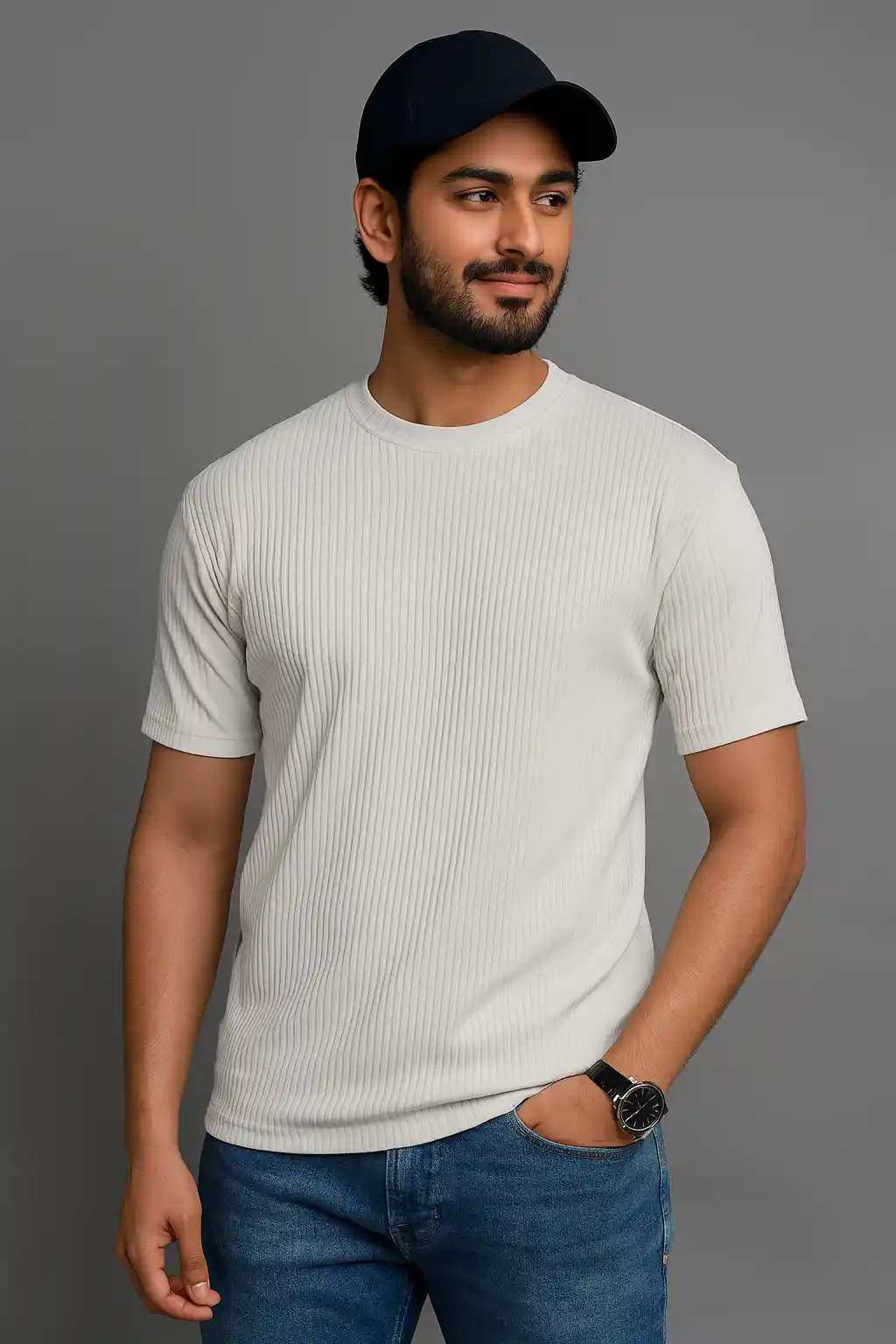 Rib Tshirt - Off White