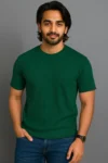 Rib Tshirt – Olive Green