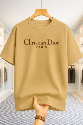 Drop Shoulder T-shirt - Christian Dior - Beige