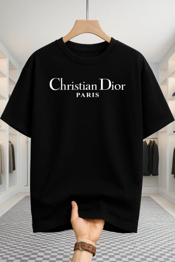 Drop Shoulder T-shirt - Christian Dior - Black