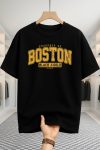 Drop Shoulder T-shirt - Boston - Black