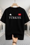 Drop Shoulder T-shirt - Turkiye - Black
