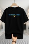 Drop Shoulder T-shirt - US Polo - Black