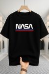 Drop Shoulder T-shirt - Nasa - Black