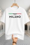 Drop Shoulder T-shirt - Milano Stripe - White