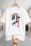 Drop Shoulder T-shirt - Never Give UP - White
