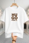 Drop Shoulder T-shirt - Hugo - White
