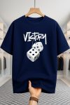 Drop Shoulder T-shirt - Victory - Navy Blue
