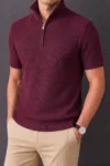 Zipper Half-Maroon